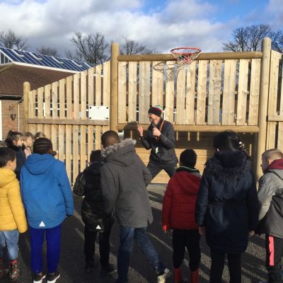 Forest school chaffinch class 17.1.2020