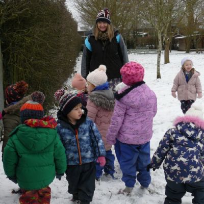 Playing in the Snow